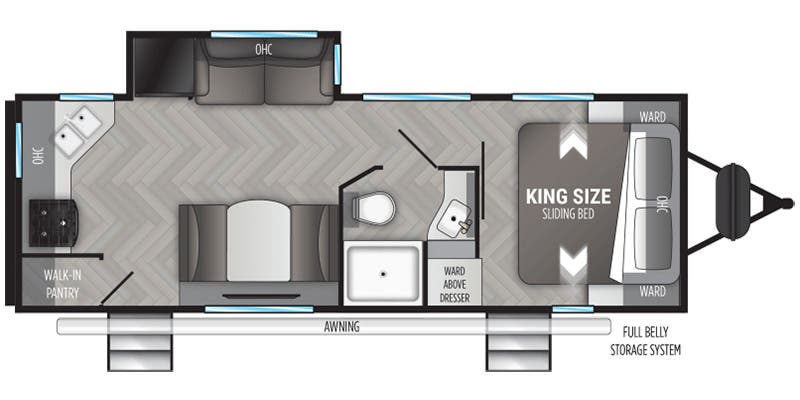 2022 CRUISER RV SHADOW CRUISER 248RKS, , floor-plans-day image number 0